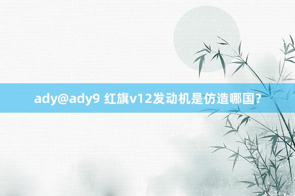 ady@ady9 红旗v12发动机是仿造哪国？